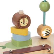 Дървена активна маса за игра Tooky Toy Моите горски приятели