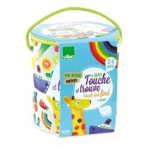 Дървена детска игра Vilac, Хвани и отгатни