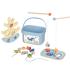 Дървена игра 3в1 Tooky Toy Риболов