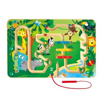 Дървена игра Hape, Магнитен лабиринт, Джунгла