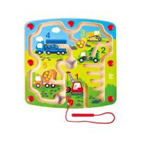 Дървена игра Hape, Магнитен лабиринт, Строителни машини
