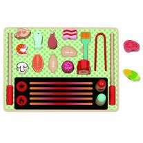 Дървена игра с аксесоари Tooky Toy, Барбекю