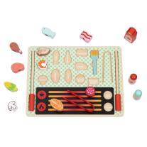 Дървена игра с аксесоари Tooky Toy, Барбекю