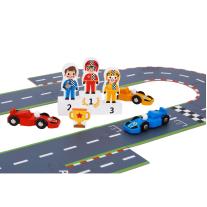 Дървена игра Tooky Toy, Състезание с колички