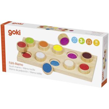 Дървена игра за памет Goki, Осезание