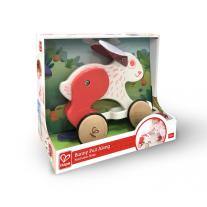 Дървена играчка за дърпане Hape, Заек