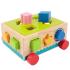 Дървена количка-сортер за дърпане Tooky Toy