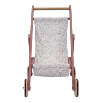 Дървена количка за кукли Little Dutch, Flowers & Butterflies