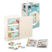 Дървена логическа игра Vilac, Нареди правилно хладилника