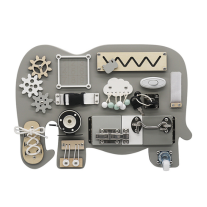 Дървена монтесори дъска Moni Toys, Elephant