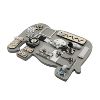 Дървена монтесори дъска Moni Toys, Elephant