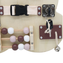 Дървена монтесори дъска за за развитие на фина моторика Ginger Home, Мече