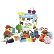 Детска дървена игра Vilac, Хвани и отгатни фермата