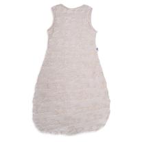 Детски спален чувал от органичен памук BabyBliss, Dreamy Zzz, 3.5 TOG, Grey, 0-6 м