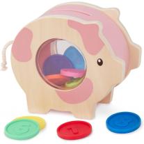 Детска дървена касичка Battat, Прасенце