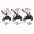 Детска комбинирана количка 2в1 Cangaroo, Celebrity Cloud Pink