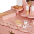 Детска дървена тоалетка с огледало и аксесоари Ginger Home, Принцеска