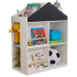 Детска етажерка за книги и играчки Ginger Home, Монтесори, Бяла