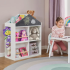 Детска етажерка за книги и играчки Ginger Home, Монтесори, Бяла