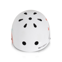 Детска каска за колело Byox, Skate, 54-58 cm, бяла