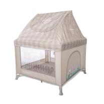 Детска кошара за игра с покрив Lorelli - My Place, Beige
