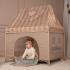 Детска кошара за игра с покрив Lorelli - My Place, Beige