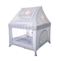 Детска кошара за игра с покрив Lorelli - My Place, Grey