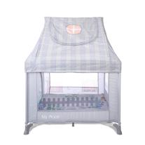 Детска кошара за игра с покрив Lorelli - My Place, Grey