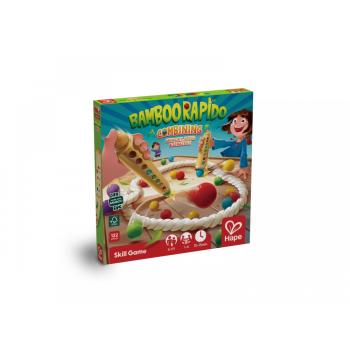 Детска мемори игра Hape, Bamboo Rapido