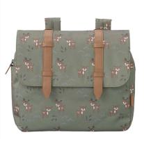 Детска раница с кожени елементи Fresk Deer Olive