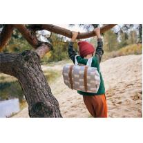 Детска раница с кожени елементи Fresk Deer Olive