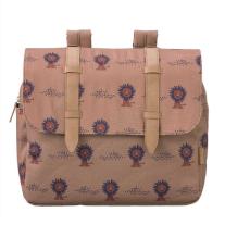 Детска раница с кожени елементи Fresk Lion