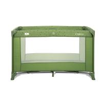 Детска сгъваема кошара на 1 ниво Lorelli - Carina, Green stars