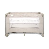 Детска сгъваема кошара на 2 нива Lorelli - Carina, Beige stars