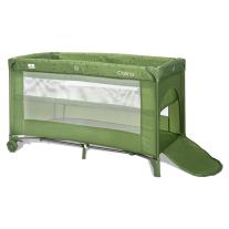 Детска сгъваема кошара на 2 нива Lorelli - Carina, Green stars