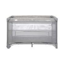 Детска сгъваема кошара на 2 нива Lorelli - Carina, Grey stars