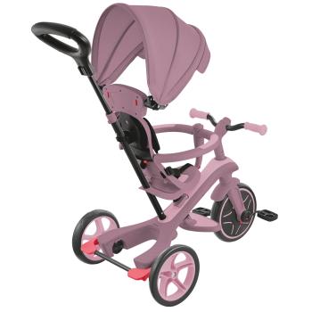 Детска сгъваема триколка 4 в 1 Globber Explorer Trike Ecologic, Бери