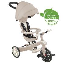 Детска сгъваема триколка 4 в 1 Globber Explorer Trike Ecologic, Кокос