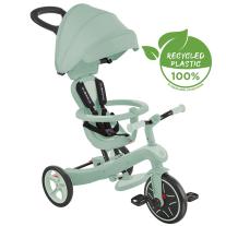 Детска сгъваема триколка 4 в 1 Globber Explorer Trike Ecologic, Пистачио