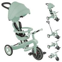 Детска сгъваема триколка 4 в 1 Globber Explorer Trike Ecologic, Пистачио