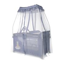 Детска сгъваема кошара на 2 нива Lorelli - Magic sleep, Hippo, Cool grey