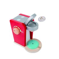 Детски дървен интерактивен комплект за игра Hape, Кафе машина