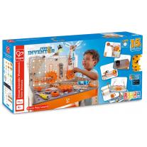 Детски дървен комплект за игра Hape, Дървена работна маса, Млад изобретател
