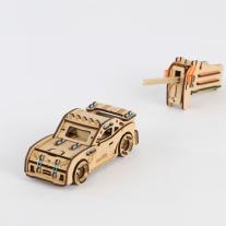 Детски дървен конструктор Smart Games, Рали състезател