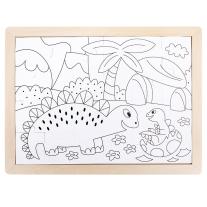 Детски дървен пъзел Hape, Динозаври