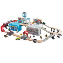 Детски дървен влак в кутия Hape, Мегаполис