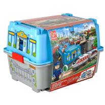 Детски дървен влак в кутия Hape, Мегаполис