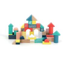 Детски дървени кубчета Vilac, 54 части