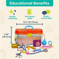 Детски докторски комплект с 12 части, Battat