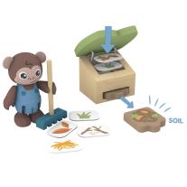 Детски интерактивен дървен комплект Hape, Органична оранжерия